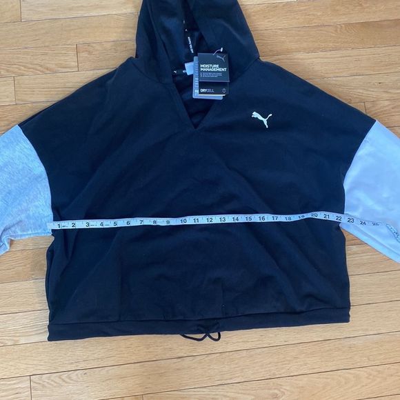 Puma Modern Pullover Sports Hoodie Womens Black Casual size 1x - Picture 9 of 10